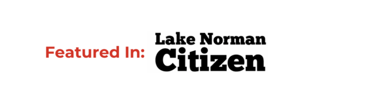 Lake Norman Citizen logo featuring Andrew Nagy, an experienced real estate agent with over 1,000 transactions and $300 million in sales. Contact Andrew for expert real estate services at 704-533-3838.